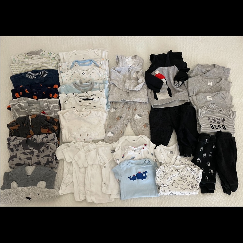 0-3 Months Boys or Gender Neutral Winter Bundle